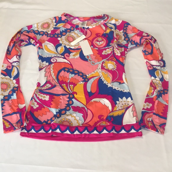Trina Turk Sevilla Swim Shirt Long Sleeve NWT - Picture 9 of 16